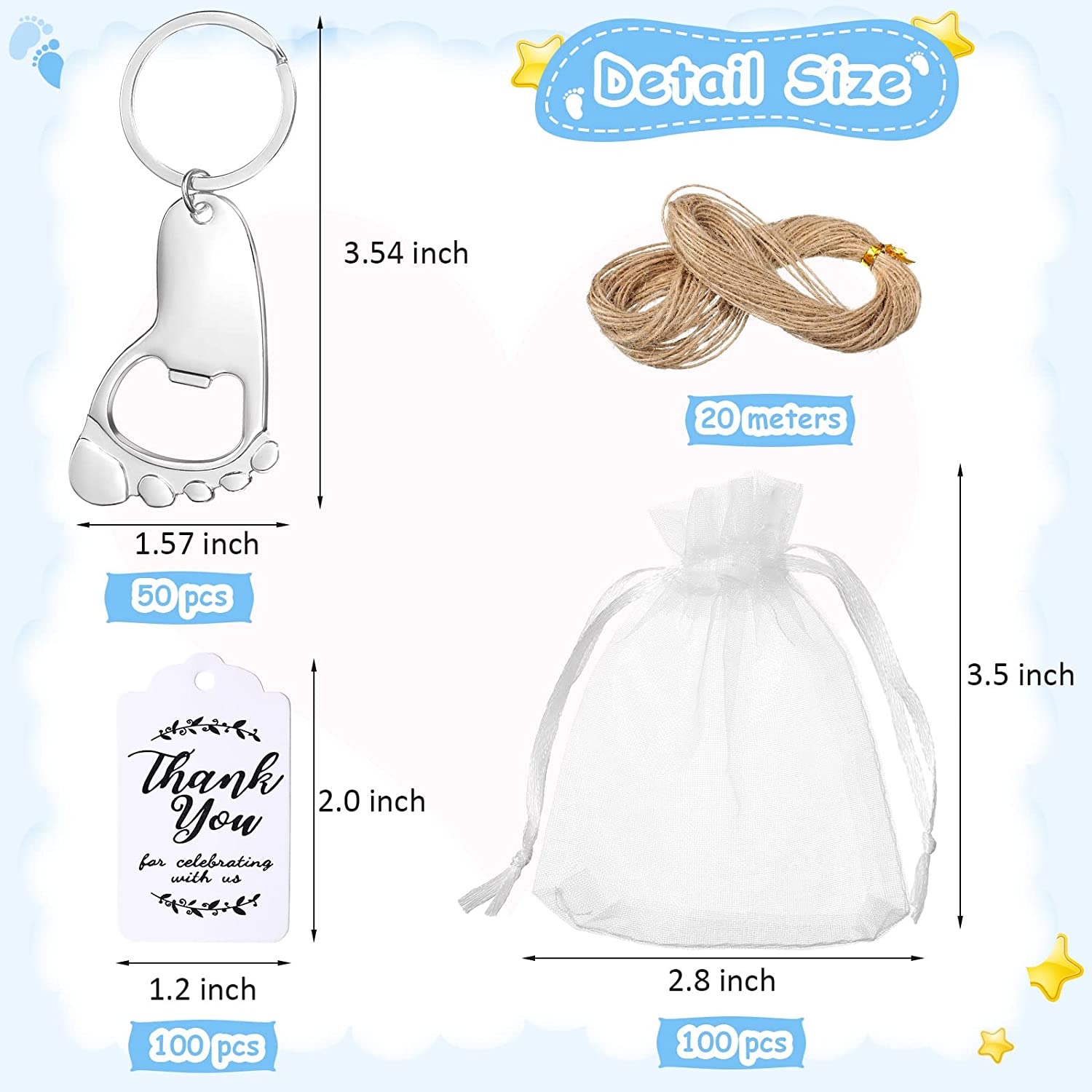 Набор из 50 брелоков-открываше – обзор и цена Zwitsal Baby Products