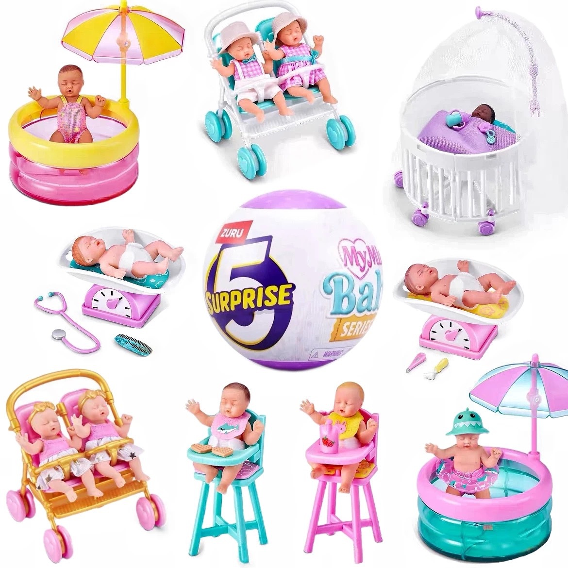 ZURU 5 Surprise My Mini Baby S – обзор и цена Baby Products Toys
